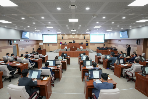 아산시의회 제248회 임시회 개회, 14일 간 의정활동 돌입